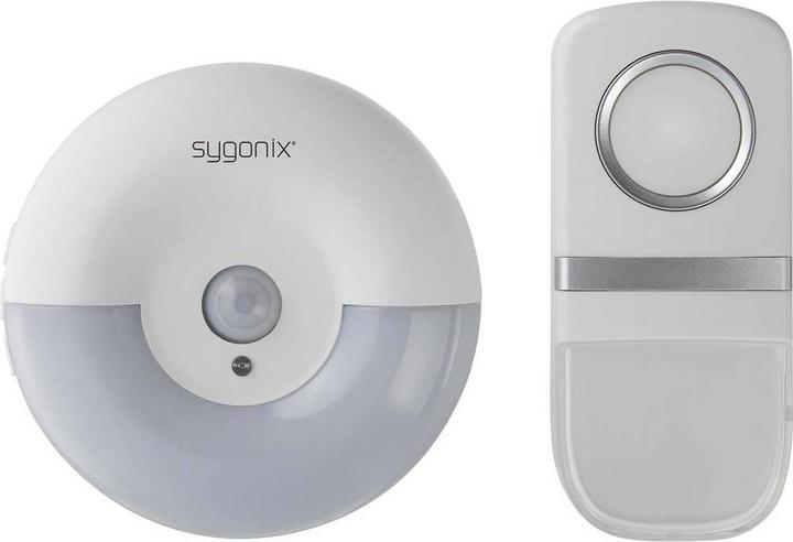 Produktbild Sygonix Funk-Türklingel mit Dämmerungsbeleuchtung, ohne Batterie (Funk)
