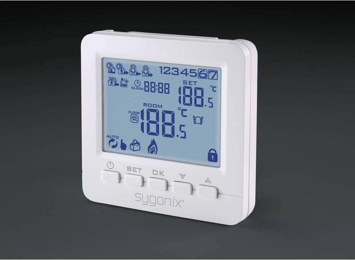 Actual product image Sygonix Room thermostat Programmable heating thermostat, digital