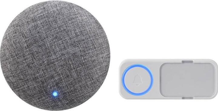 Actual product image Sygonix Radio doorbell Radio doorbell with recordable ringtone, fabric cover, 433 MHz (Funk)
