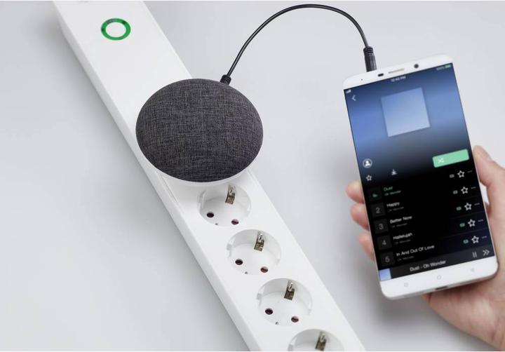 Actual product image Sygonix Radio doorbell Radio doorbell with recordable ringtone, fabric cover, 433 MHz (Funk)