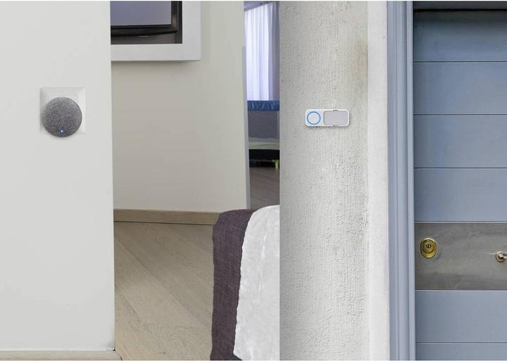 Actual product image Sygonix Radio doorbell Radio doorbell with recordable ringtone, fabric cover, 433 MHz (Funk)