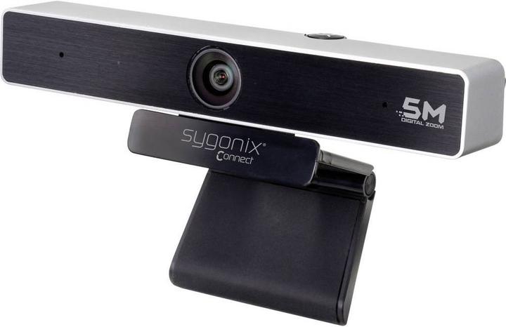 Actual product image Sygonix Connect 2K (2592 x1944) webcam with stereo microphone (5 Mpx)