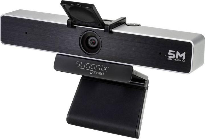 Actual product image Sygonix Connect 2K (2592 x1944) webcam with stereo microphone (5 Mpx)