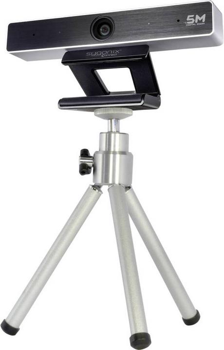 Actual product image Sygonix Connect 2K (2592 x1944) webcam with stereo microphone (5 Mpx)