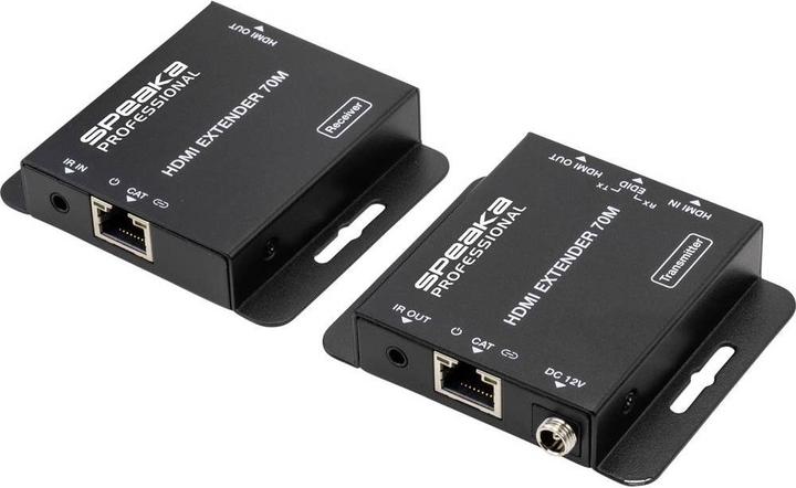 Actual product image SpeaKa Professional 4K HDMI extender (extension) via network cable (Extender)