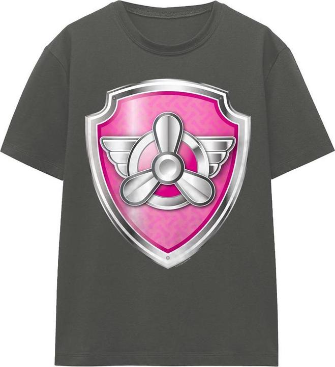Actual product image Paw Patrol Unisex Adult Skye Badge T-Shirt (L)