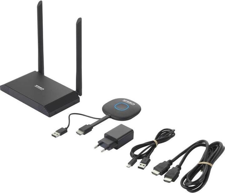 Productafbeelding SpeaKa Professional HDMI Extender Set SP VShare 0+5 poort met ingebouwde netwerkaansluiting 3840 x 2160 dpi (50 m)