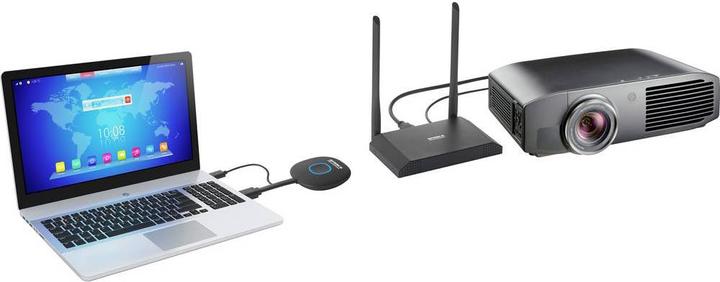 Productafbeelding SpeaKa Professional HDMI Extender Set SP VShare 0+5 poort met ingebouwde netwerkaansluiting 3840 x 2160 dpi (50 m)