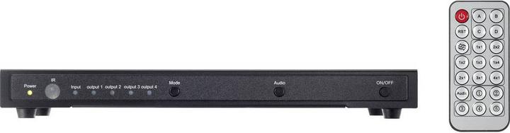 Actual product image SpeaKa Professional 1+4 port HDMI switch Ultra HD capable 3840 x 2160 pixels