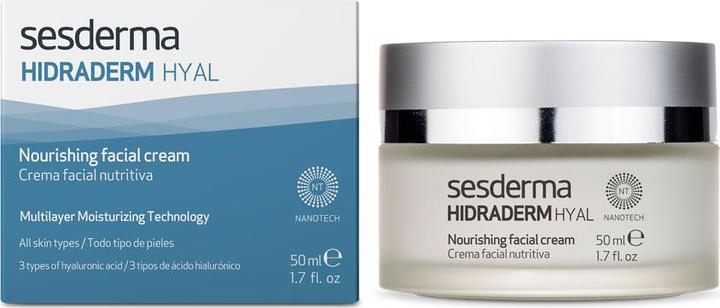 Actual product image Sesderma Hidraderm Hyal Nourishing Cream (50 ml) (50 ml, 24h cream)