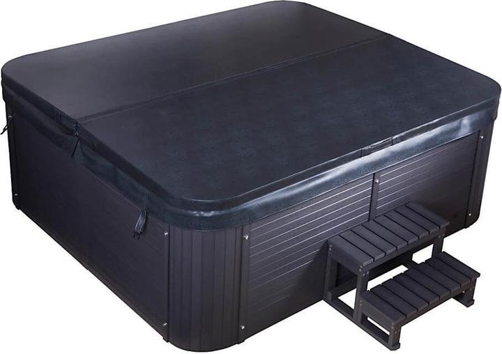 Produktbild Home Deluxe Outdoor Whirlpool GARDEN, 51 Massagedüsen, Beleuchtung, Treppe und Thermoabdeckung, 2 Personen