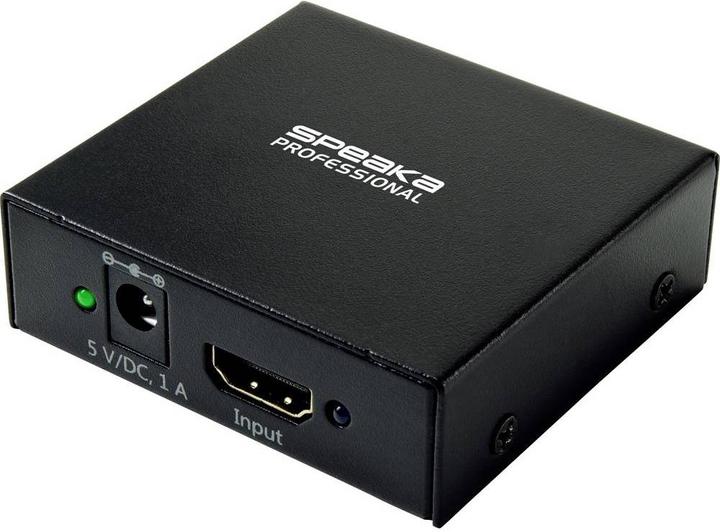 Actual product image SpeaKa Professional HDMI splitter