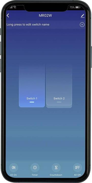 Produktbild Sygonix Relais-Schalter mit eingebautem Wi-Fi, 10 A, 2 Kanäle (Schaltaktor)