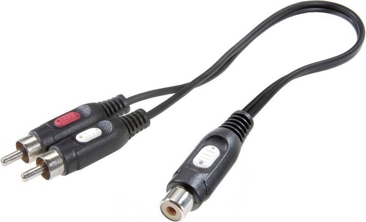 Produktbild SpeaKa Professional Cinch Adapter Cinch-Buchse Cinch-Stecker, Cinch-Stecker (Audio Splitter)