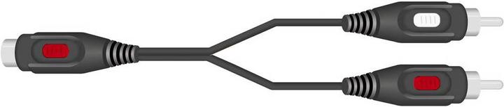 Produktbild SpeaKa Professional Cinch Adapter Cinch-Buchse Cinch-Stecker, Cinch-Stecker (Audio Splitter)