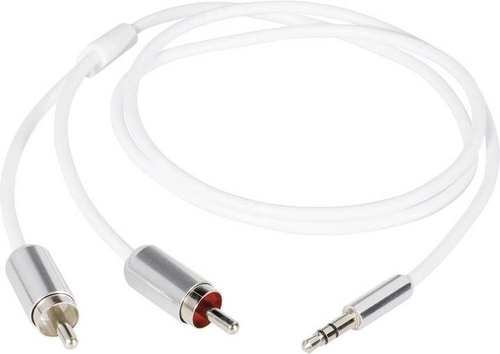 Actual product image SpeaKa Professional SuperSoft jack/cinch connection cable jack plug 3.5 mm 2x cinch plug 1.5 m (1.50 m, Cinch)