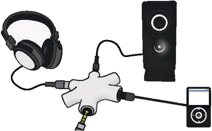 Produktbild SpeaKa Professional SP-7870556 (Audio Splitter)