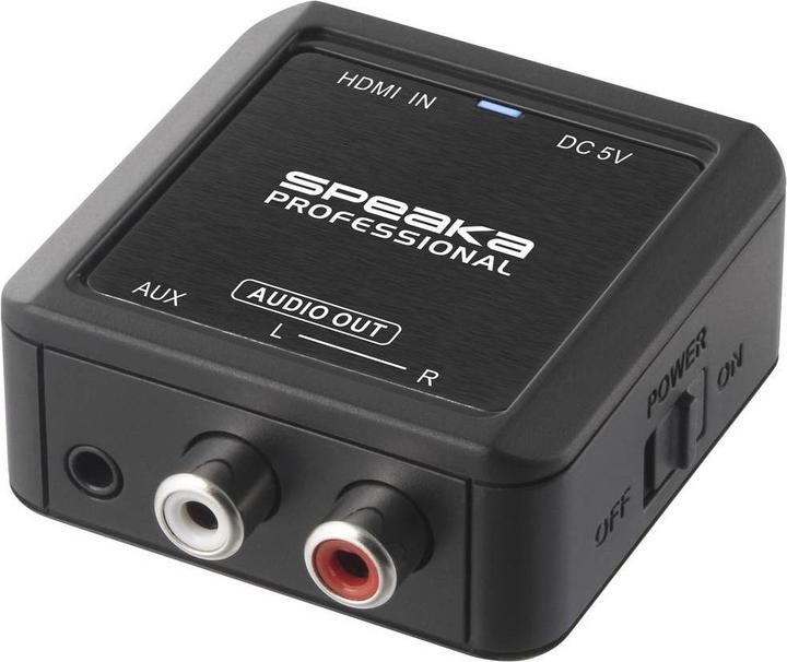 Actual product image SpeaKa Professional HDMI (eARC/ARC) to Stereo Adapter