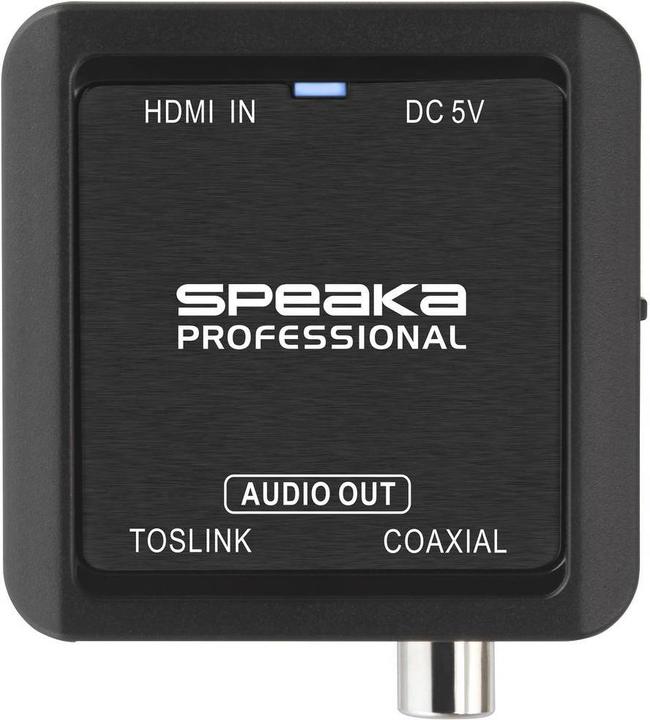 Productafbeelding SpeaKa Professional HDMI (eARC/ARC) naar Coax/Toslink Adapter (HDMI-modulator, Toslink adapter)