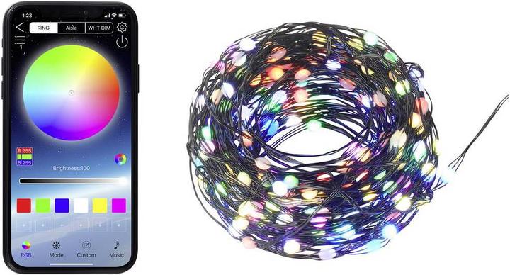 Actual product image Sygonix Smart RGB light chain (20.90 m)