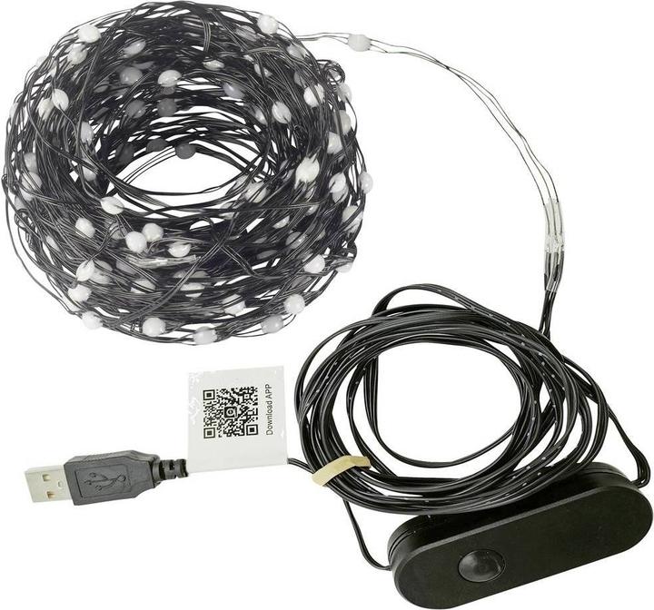 Actual product image Sygonix Smart RGB light chain (20.90 m)