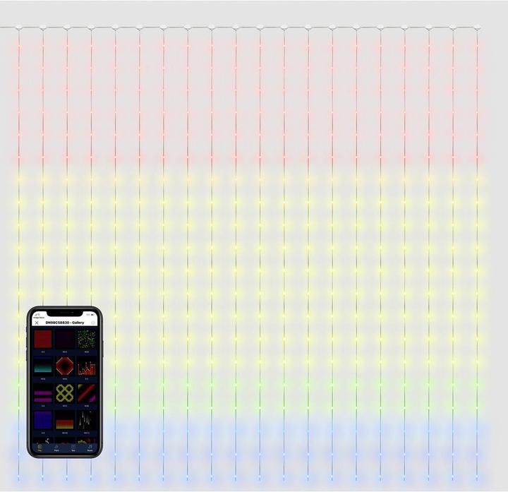 Actual product image Sygonix Smart RGB Light Curtain (2 m)