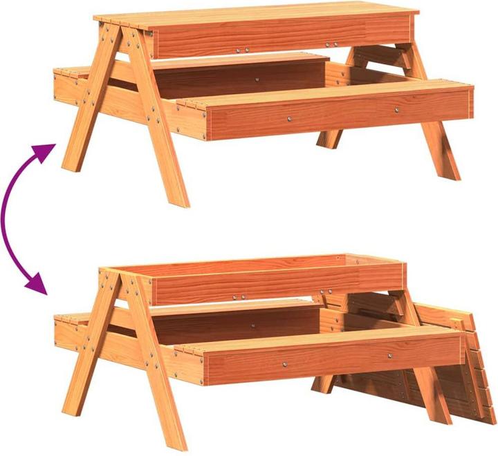 Produktbild VidaXL Picknicktisch mit Sandkasten für Kinder
