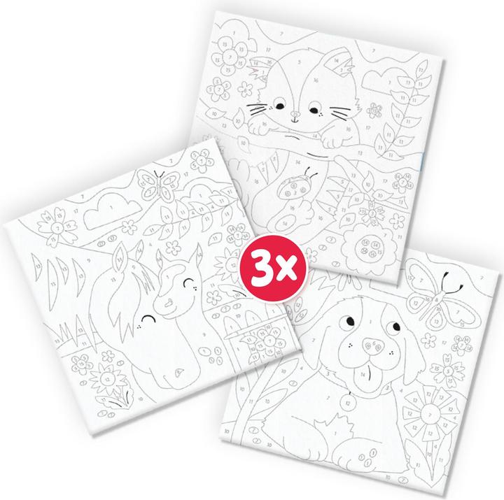 Actual product image Ses Painting by Numbers Canvas - Pets