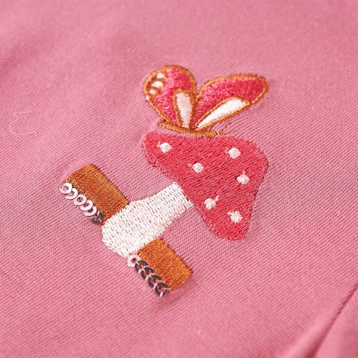 Actual product image VidaXL Children's long-sleeved shirt raspberry pink 128,Material: 95 (128)
