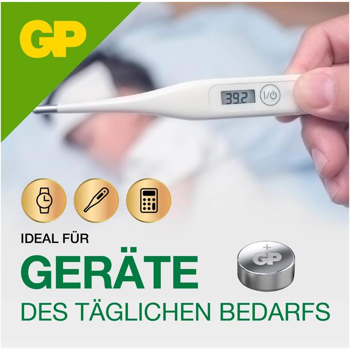 Actual product image GP Batteries Batterie A76 (LR44) - 5 Stück (5 pcs., LR44, 105 mAh)