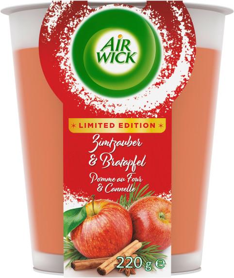 Actual product image Air Wick Large Feel Good Scented Candle Cinnamon Magic & Baked Apple (220 g)