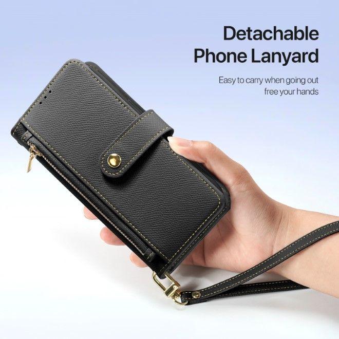 Image du produit Dux Ducis Lawa Series MagSafe Bookcover en similicuir Étui (Apple iPhone 16 Plus)