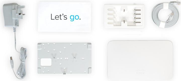 Produktbild Cisco Meraki Go GR10 - Radio access point - Wi-Fi 5 - 2.4 GHz, 5 GHz - DC power - wall mountable