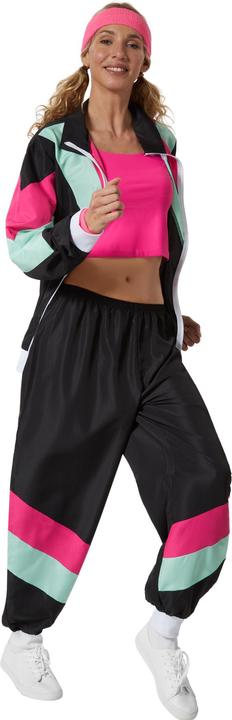 Immagine prodotto tectake Costume da donna retrò anni '80,'90 tuta da jogging (S)