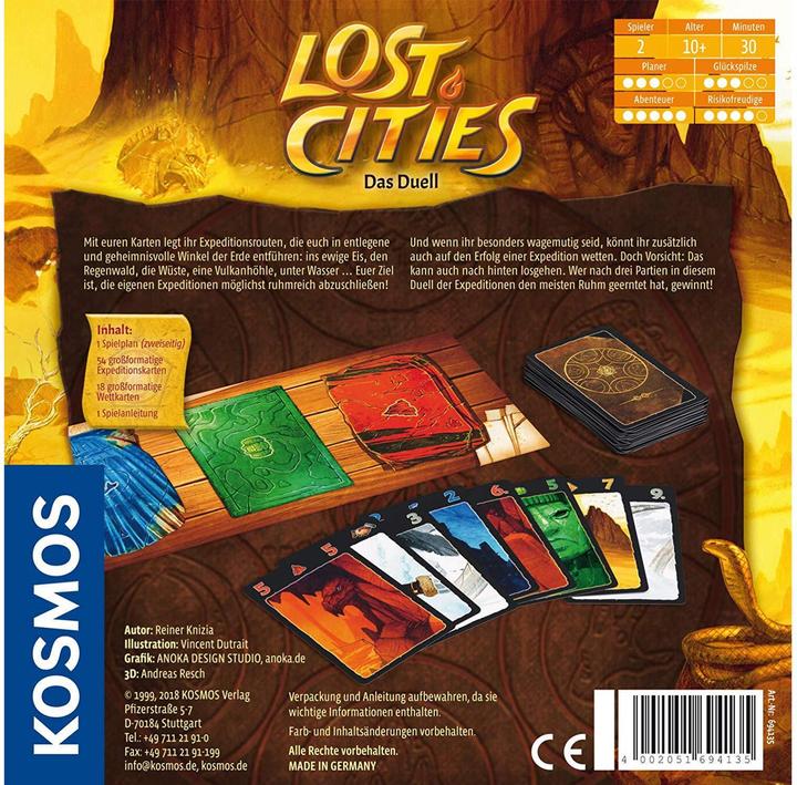 Produktbild Kosmos Lost Cities (Deutsch)