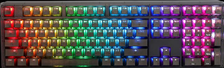 Immagine prodotto Ducky Tastiera da gioco One 3 Aura Black, LED RGB - MX-Speed-Silver (DE, Cablato)