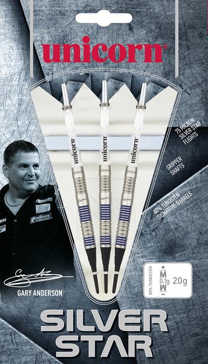 Immagine prodotto Unicorn Freccette morbide Silver Star Gary Anderson (20 g)