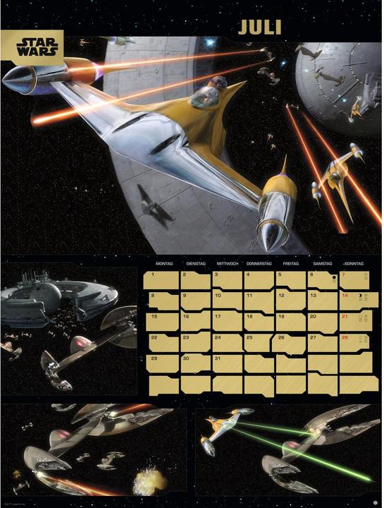 Produktbild Star Wars Broschur XL Kalender 2024 (45 x 30 cm, Deutsch)