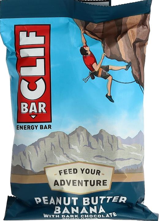 Image du produit Clif Bar Peanut Butter Banana With Dark Chocolate (Banane au beurre de cacahuète et chocolat noir) (Arachide, Banane, Chocolat, Avoine, 1 pcs, 68 g)