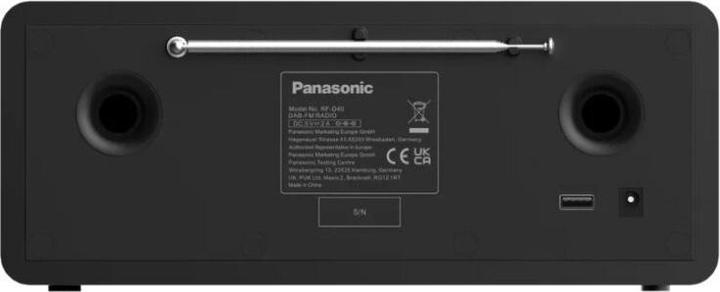 Image du produit Panasonic RF-D40EG-K (FM, DAB+ DAB, Webradio, VHF, WiFi, Bluetooth)
