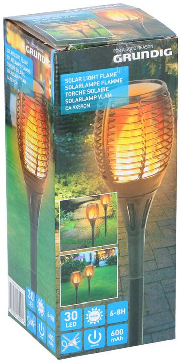 Actual product image Grundig Solar lamp "Flame