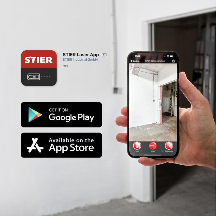Actual product image Stier Laser rangefinder SLE-120 120m with camera (120 m)