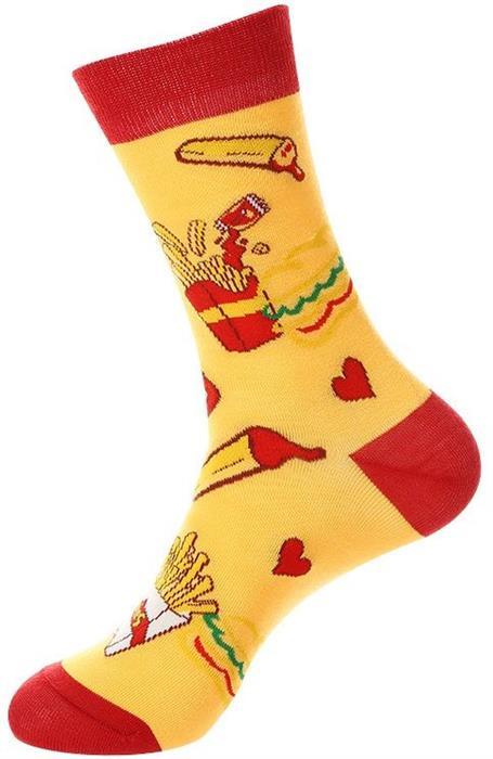 Musthaves Socken Motiv Fastfood (38 - 45)