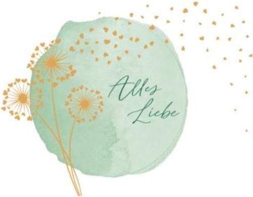 Produktbild Goldbek Karte Grüner Punkt mit Pusteblumen (8159 Stk.)