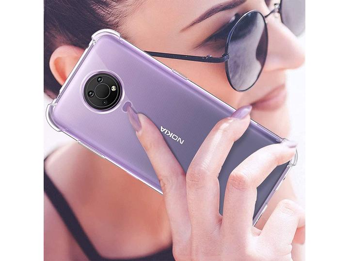 Actual product image Screenguard Nokia G20 Cover Crystal Soft Airbag Bumper (Nokia G20)