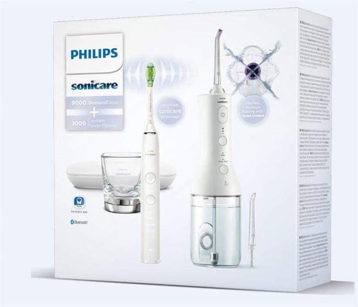 Produktbild Philips Sonicare Diamond Clean 9000 & Cordless Power Flosser 3000 (Schallzahnbürste)