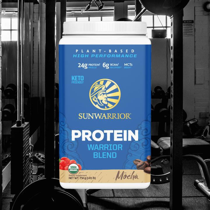 Actual product image Sunwarrior Protein Warrior Blend Organic (Mocha, 1 pcs., 750 g)