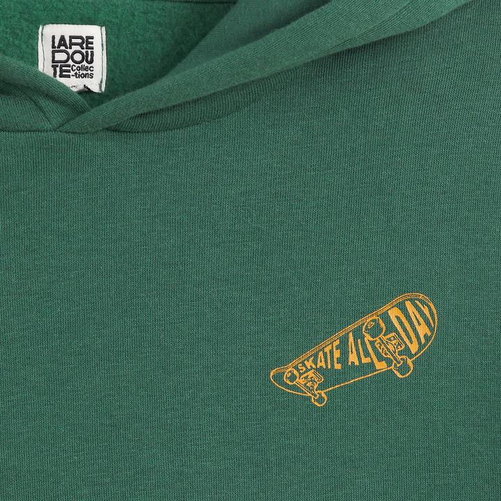 Image du produit La Redoute Collections Sweat à capuche avec motif skateur sur le devant (116)