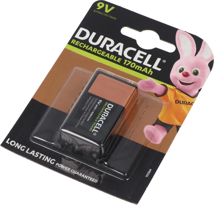 Produktbild Duracell Recharge Ultra (1 Stk., 9V Block, 170 mAh)