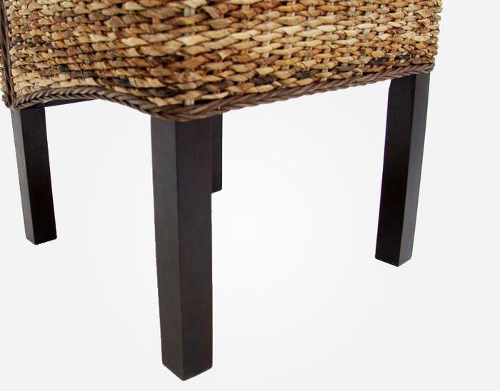 Produktbild Mendler 6x Korbstuhl BALI Bananengeflecht dunkel